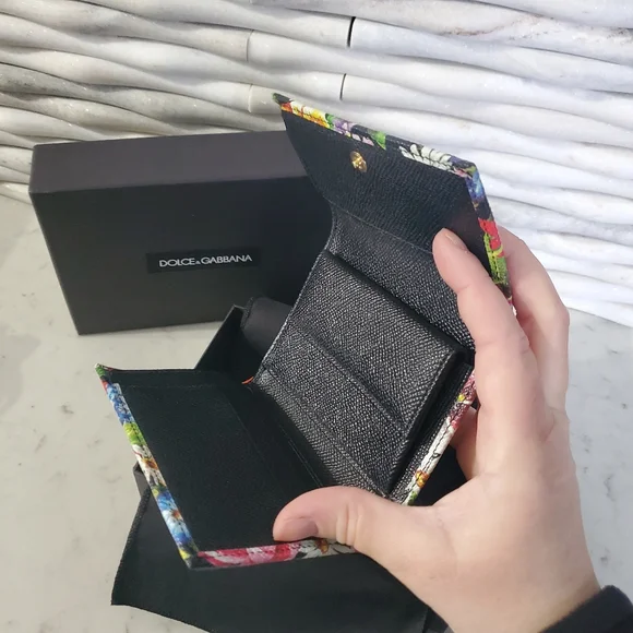 Dolce & Gabbana French Flap Floral Wallet - Picture 3 of 8